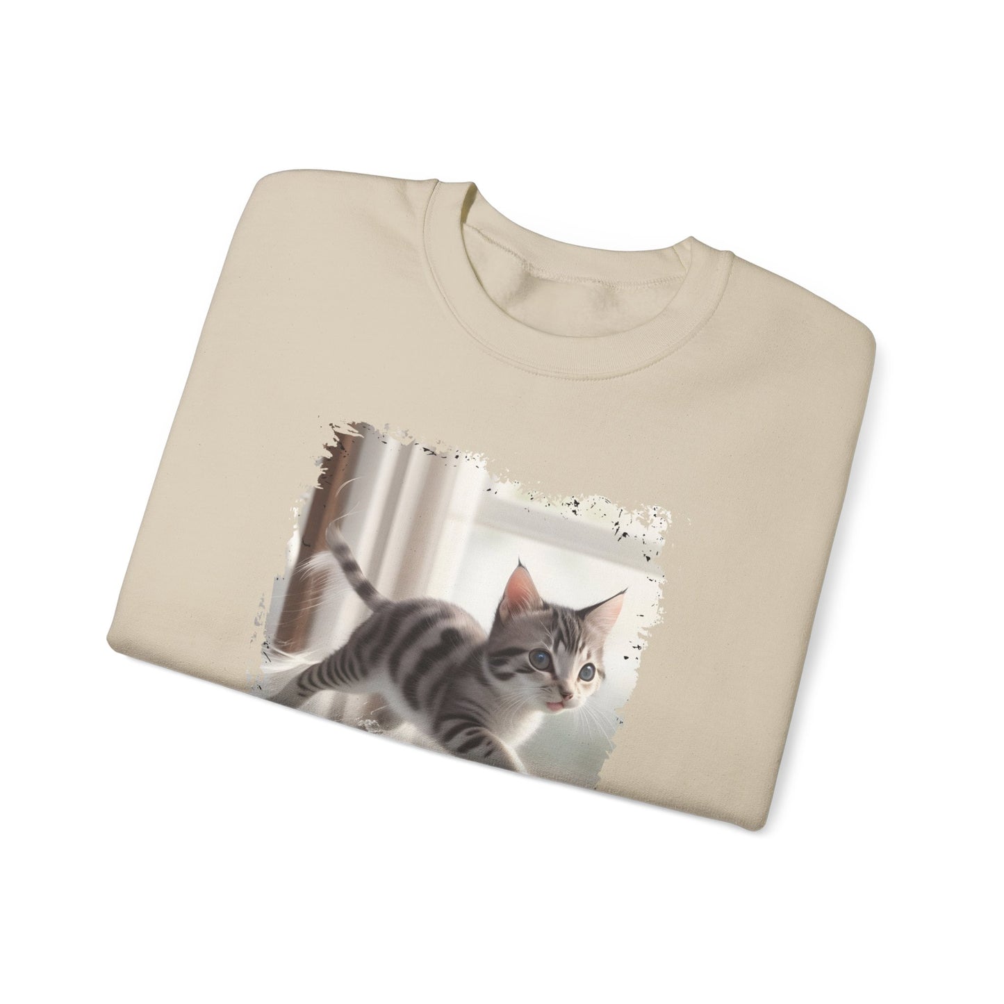 Unisex Heavy Blend™ Crewneck Sweatshirt - Stop Kitten Around