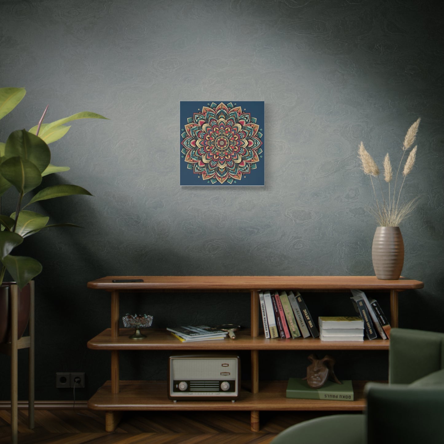 Matte Canvas, Stretched, 1.25" - Mandala and intricate geometric designs - Wall Art