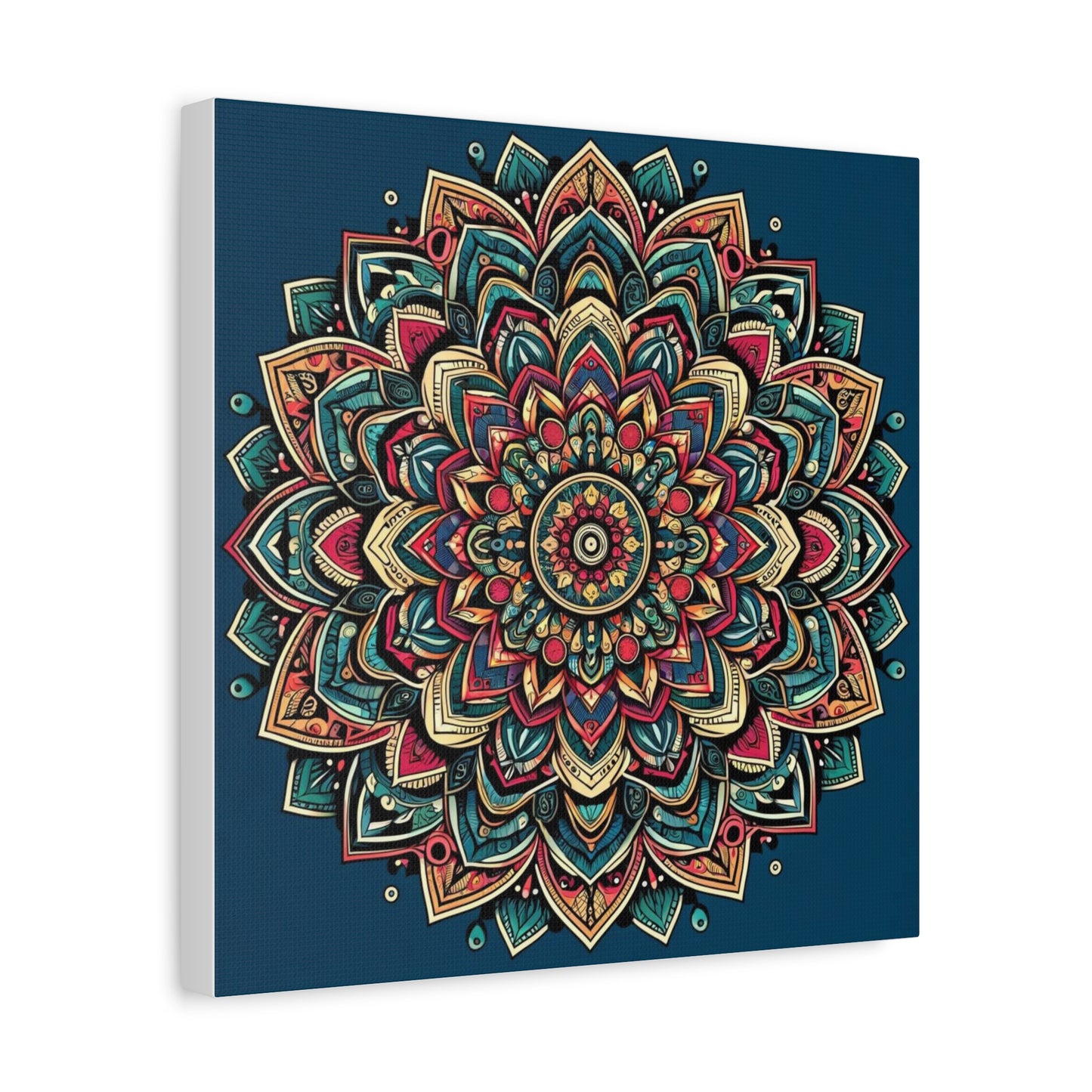 Matte Canvas, Stretched, 1.25" - Mandala and intricate geometric designs - Wall Art