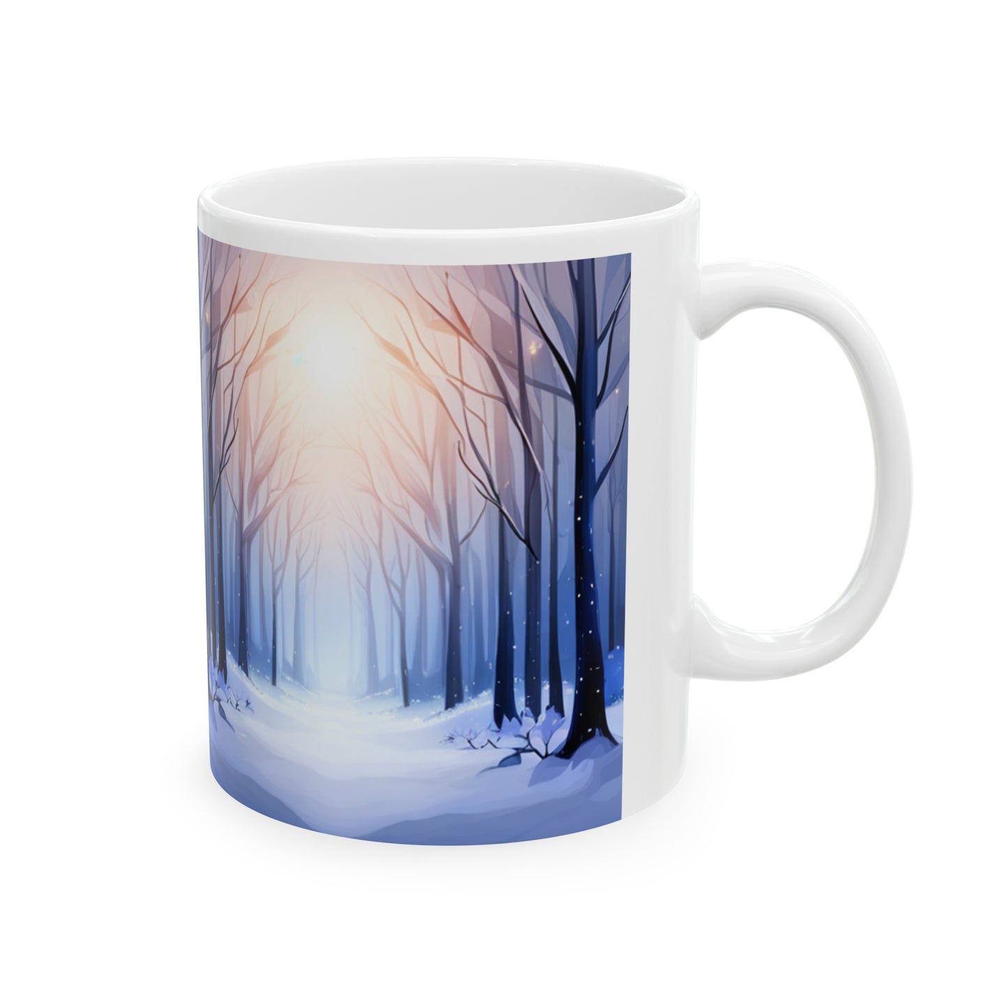 Ceramic Mug 11oz - Winter Forest