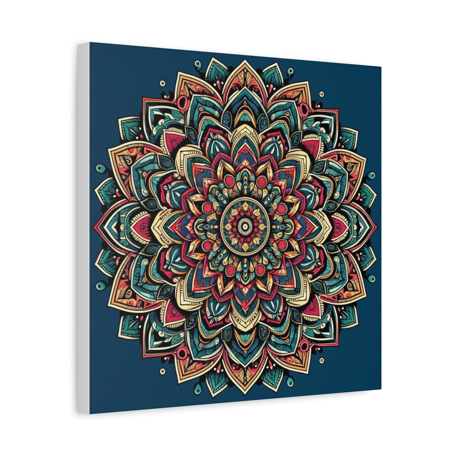 Matte Canvas, Stretched, 1.25" - Mandala and intricate geometric designs - Wall Art