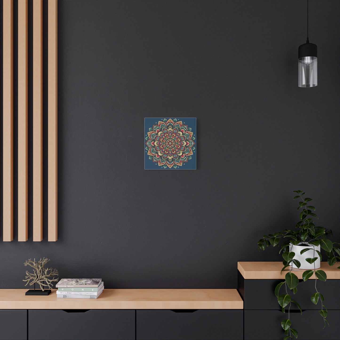 Matte Canvas, Stretched, 1.25" - Mandala and intricate geometric designs - Wall Art