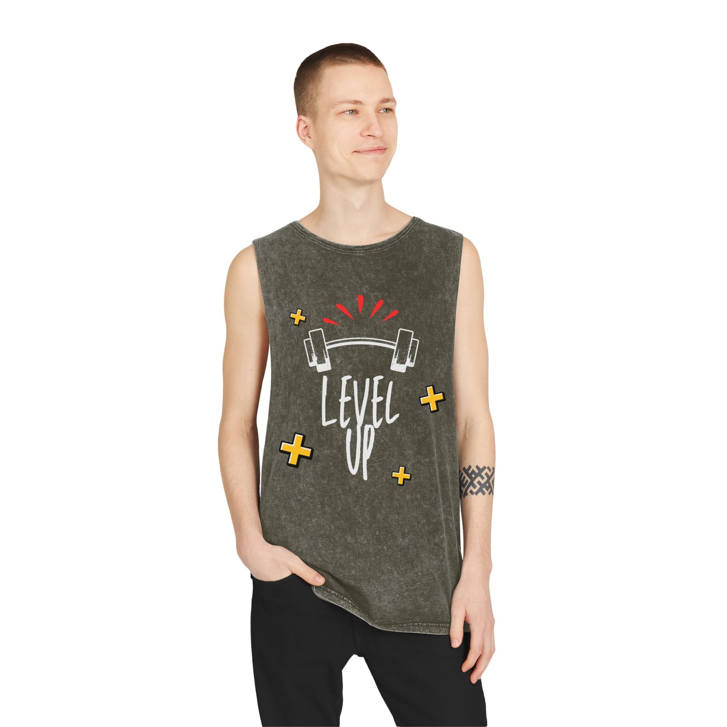 Unisex Stonewash Tank Top