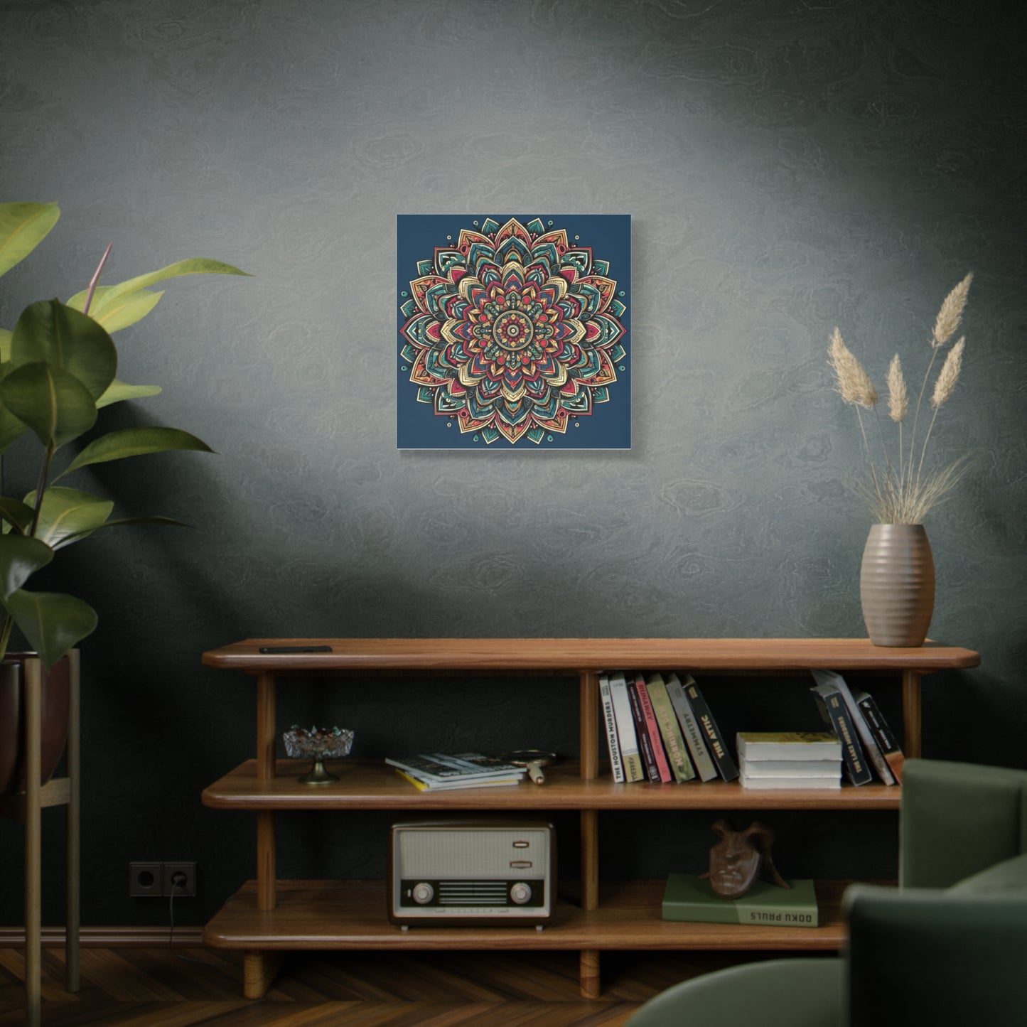 Matte Canvas, Stretched, 1.25" - Mandala and intricate geometric designs - Wall Art