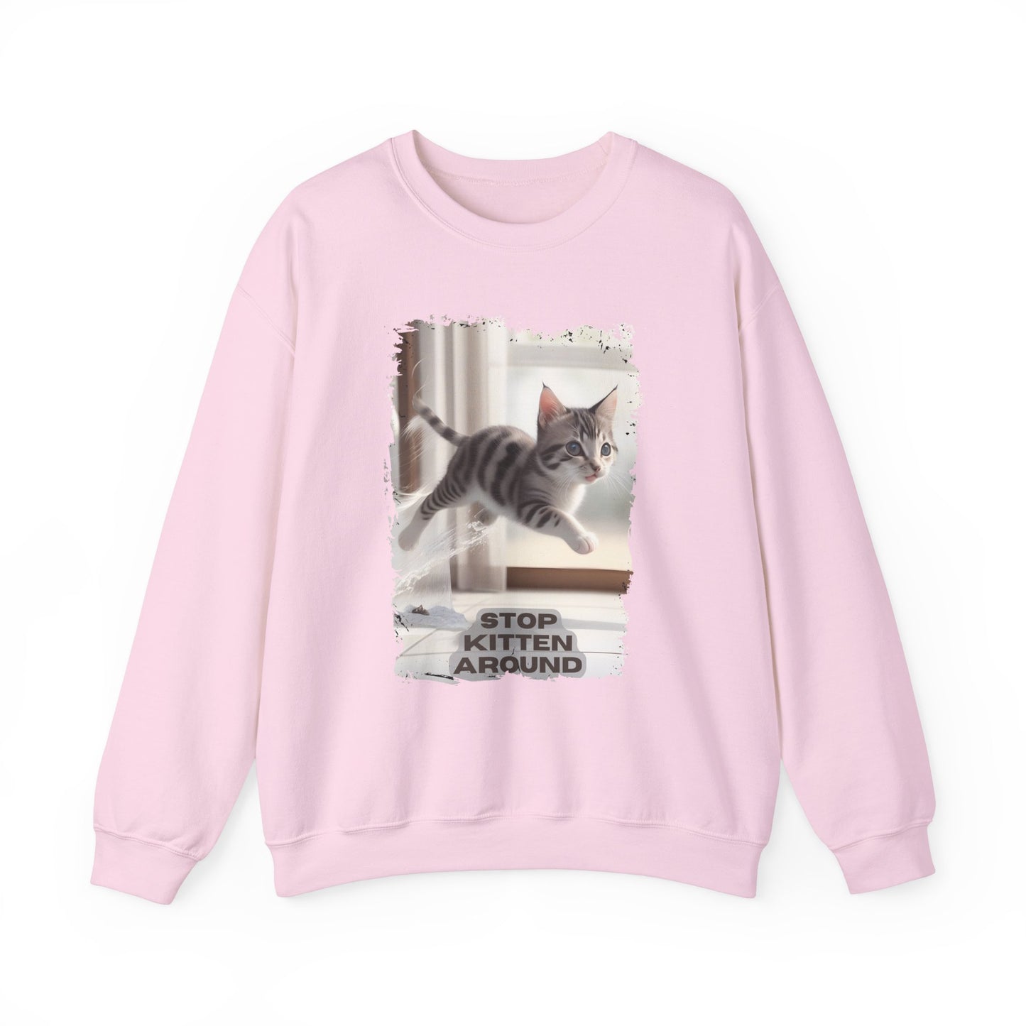 Unisex Heavy Blend™ Crewneck Sweatshirt - Stop Kitten Around