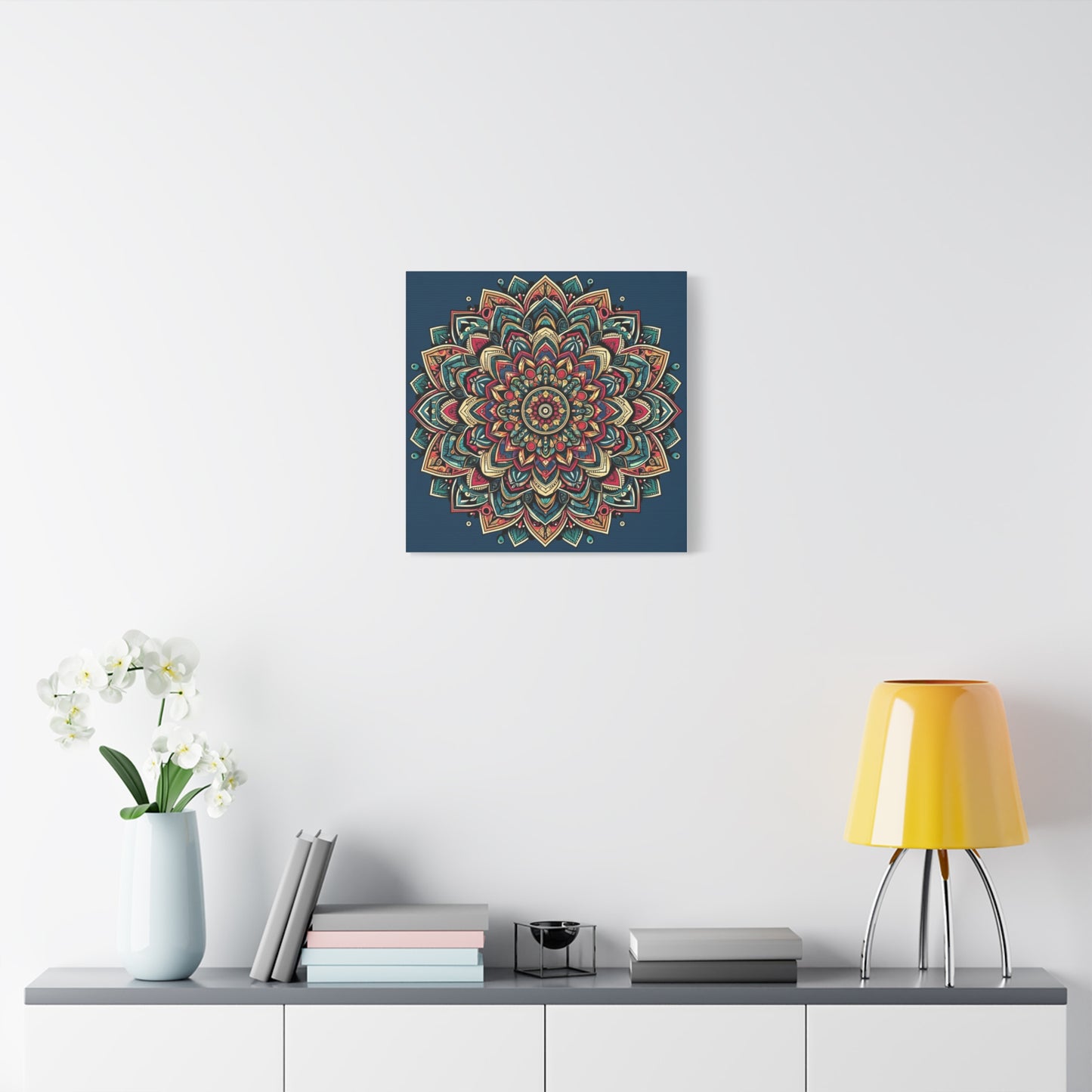 Matte Canvas, Stretched, 1.25" - Mandala and intricate geometric designs - Wall Art