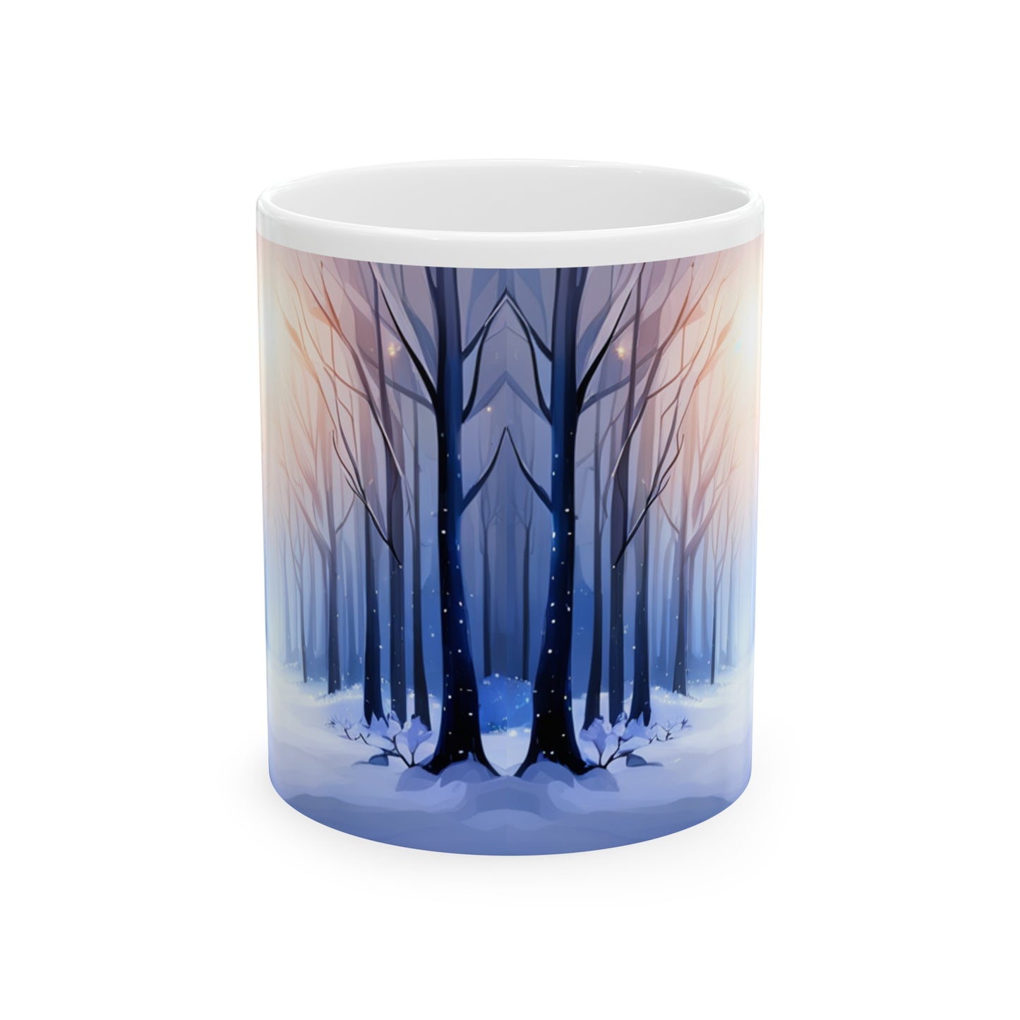 Ceramic Mug 11oz - Winter Forest