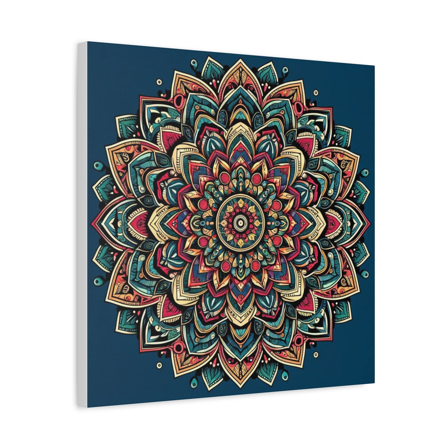 Matte Canvas, Stretched, 1.25" - Mandala and intricate geometric designs - Wall Art