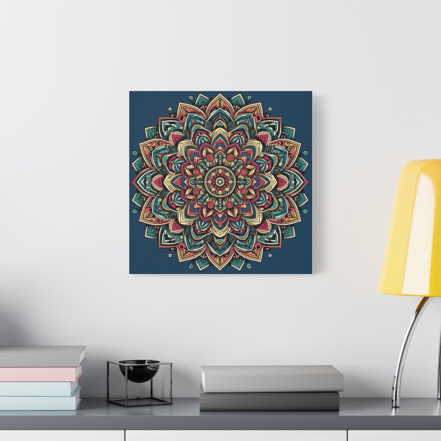 Matte Canvas, Stretched, 1.25" - Mandala and intricate geometric designs - Wall Art