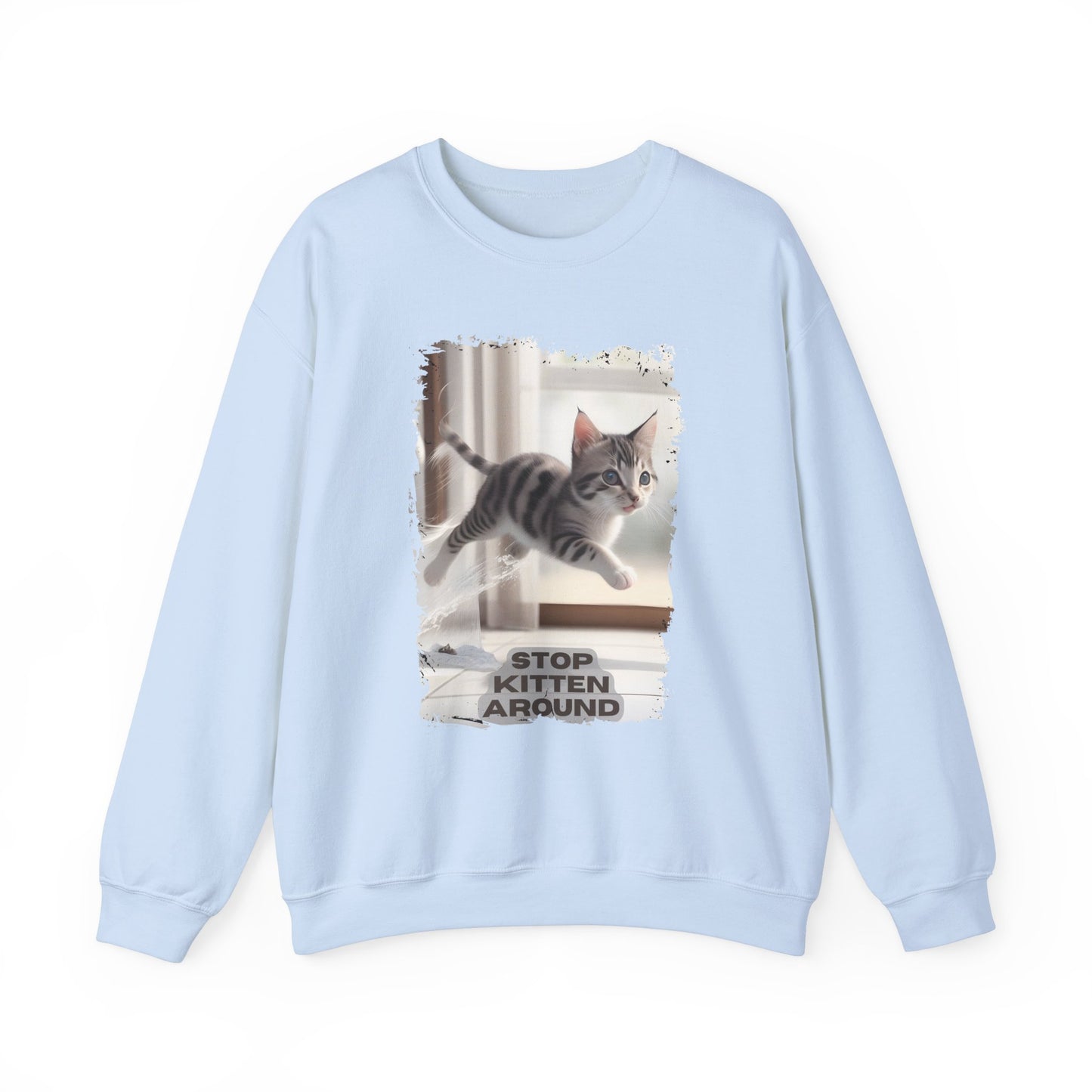 Unisex Heavy Blend™ Crewneck Sweatshirt - Stop Kitten Around