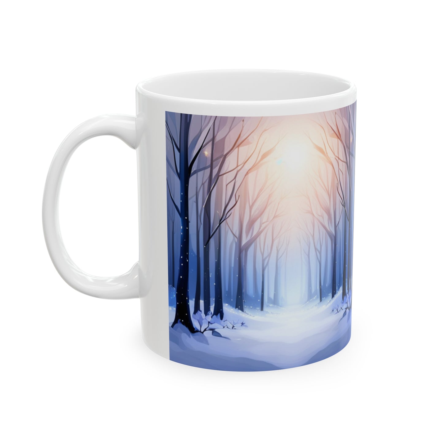 Ceramic Mug 11oz - Winter Forest