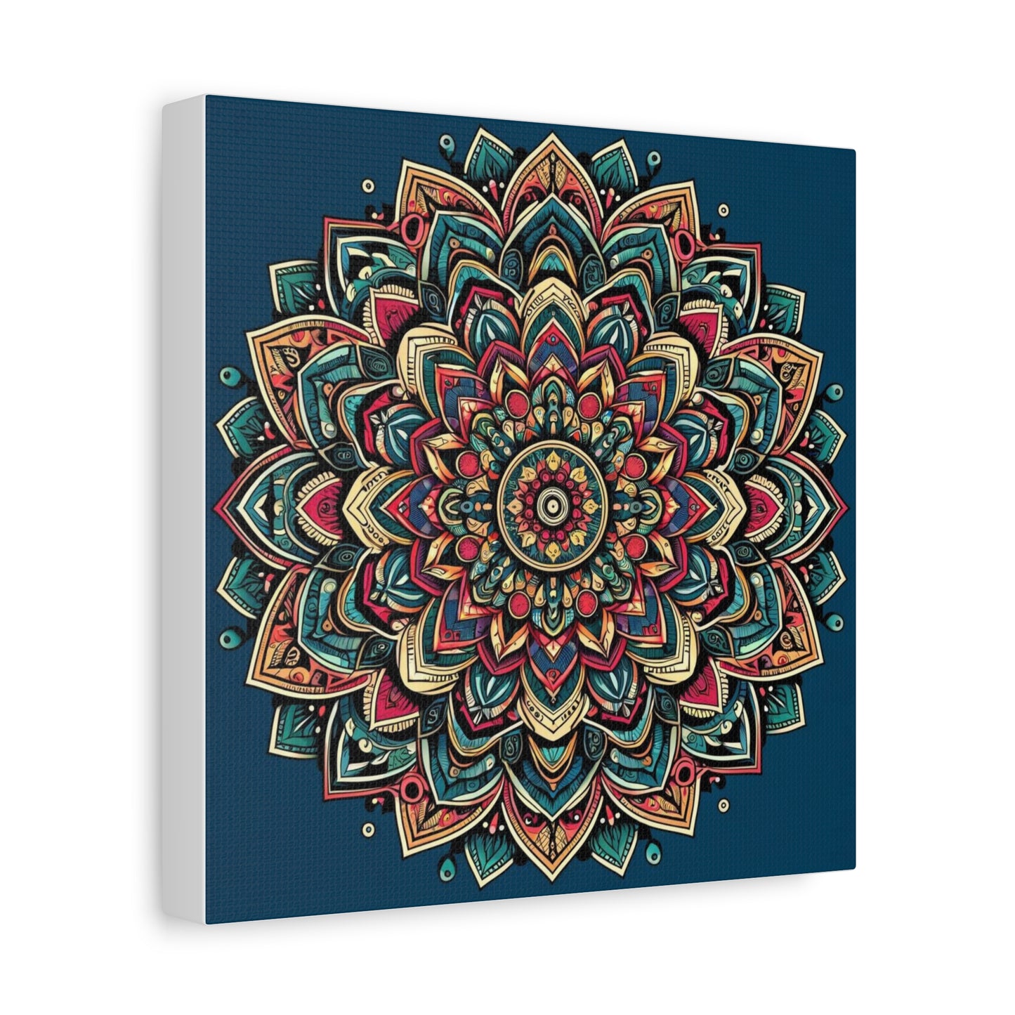 Matte Canvas, Stretched, 1.25" - Mandala and intricate geometric designs - Wall Art