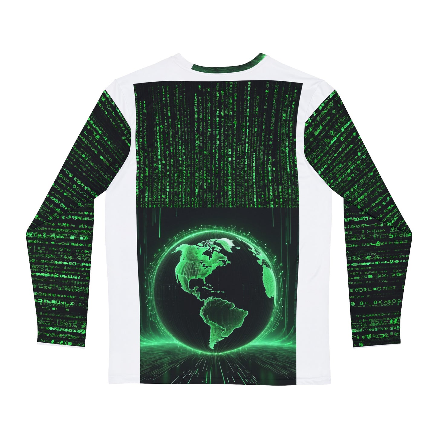 The Matrix Themed - Men's Long Sleeve Shirt - Welcome To The Real World